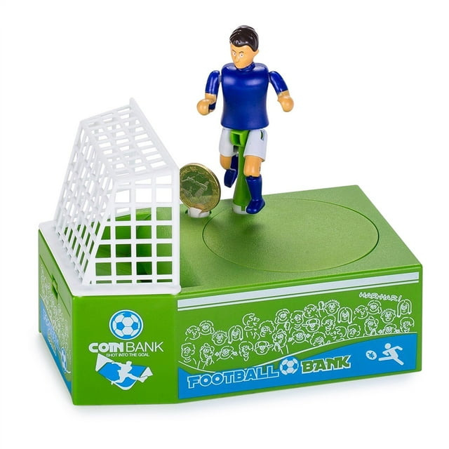 Hucha de jugador de fútbol: juguete divertido para niños para ahorrar dinero