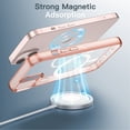 thumbnail image 3 of JETech Magnetic Case for iPhone 13 Mini 5.4-Inch Compatible with MagSafe Wireless Charging, Shockproof Phone Bumper Cover, Anti-Scratch Clear Back (Rose Gold), 3 of 7