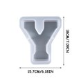 thumbnail image 1 of Agiferg DIY Crystal Glue Dropping Mold 26 Large Letter Table Jewelry Silicone Mold, 1 of 2