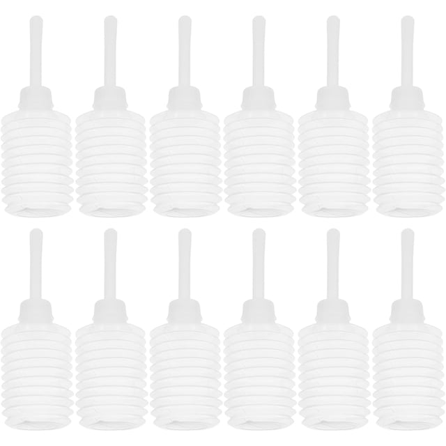20 aplicadores de ducha de enema desechables para mujeres, jeringa con bombilla de enema, limpiador vaginal, limpiador de enema, ducha vaginal (transparente), 150 ml