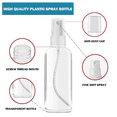 thumbnail image 2 of Clearance!Small Spray Bottle, Mini Spray Bottles,100ML Empty Travel Spray Bottle, Fine Mist Plastic Spray Bottles (Clear) 5PC, 2 of 8