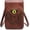 Brown, variant on JennyShop Fashion Bag Retro Style Rivet Shoulder Bag, Gothic PU Leather MINI Small Square Bag Shoulder Bag