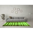 thumbnail image 3 of Ahgly Company Indoor Square Abstract Green Modern Area Rugs, 3' Square, 3 of 4