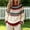 Beige, variant on Women's Casual Mock Neck Ribbed Sweater Pullover Fall Long Sleeve Print Fair Isle Sweater Top Women Boho Soft Comfy Lightweight Sweater Daily Travel Office Outfits, Brown S