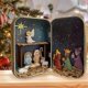 thumbnail image 3 of Christmas Nativity Handmade Cabin Box Theater Desktop Ornaments, 3 of 5