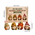 thumbnail image 3 of JJV 3D Beaded Gnome DIY Kit, DIY Handmade Bead Art Set for Beginners, Funny Handmade Gnome DIY Decor with Instructions Fidget Toys, 3 of 7