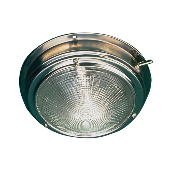 Sea-Dog Line Dome Light, 5" Lens, Stainless Steel