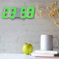 thumbnail image 5 of Dengmore Gift 3D LED Digital Clock Wall Deco Glowing Night Mode Adjastable Electronic Table Clock Wall Clock Decoration Living Room LED Clock, 5 of 6