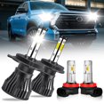 thumbnail interactive-video image 1 of 6x LED Headlight & Fog Light Kit For 2003-2005 Toyota 4Runner – 6000K White 1 of 3