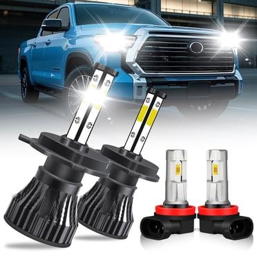 6x LED Headlight & Fog Light Kit For 2003-2005 Toyota 4Runner – 6000K White