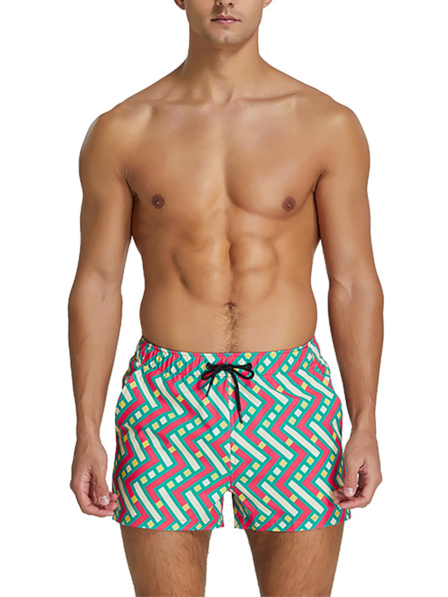 Summer Men's Swim trunks Slim Swimwear Swimsuit Beachwear Low Rise Swim Shorts 