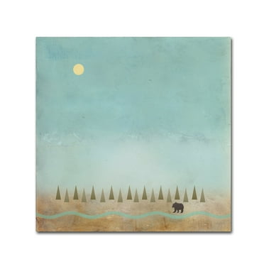 Trademark Fine Art 'Mountains in the Mist' Canvas Art by Tammy Kushnir