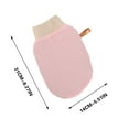 thumbnail image 3 of Qnjujn Exfoliating Bath Towel, Double-Sided Body Scrub Washcloth, Strong Sand Texture Bath Gloves, Reusable Shower Exfoliator, Durable Body Cleaning Towel for Men Women, 3 of 6