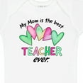 thumbnail image 4 of Inktastic My Mom is the Best Teacher Ever Boys or Girls Baby Bodysuit, 4 of 5
