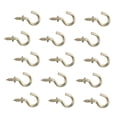 thumbnail image 2 of 150pcs Carbon Steel Screw-In Hooks Practical Cup Hooks Home Storage Hooks, 2 of 7