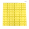 thumbnail image 3 of 50*50*5cm 6Pcs Pyramid Shape Sound Absorbing Soundproofing Cotton Foam (Yellow), 3 of 8