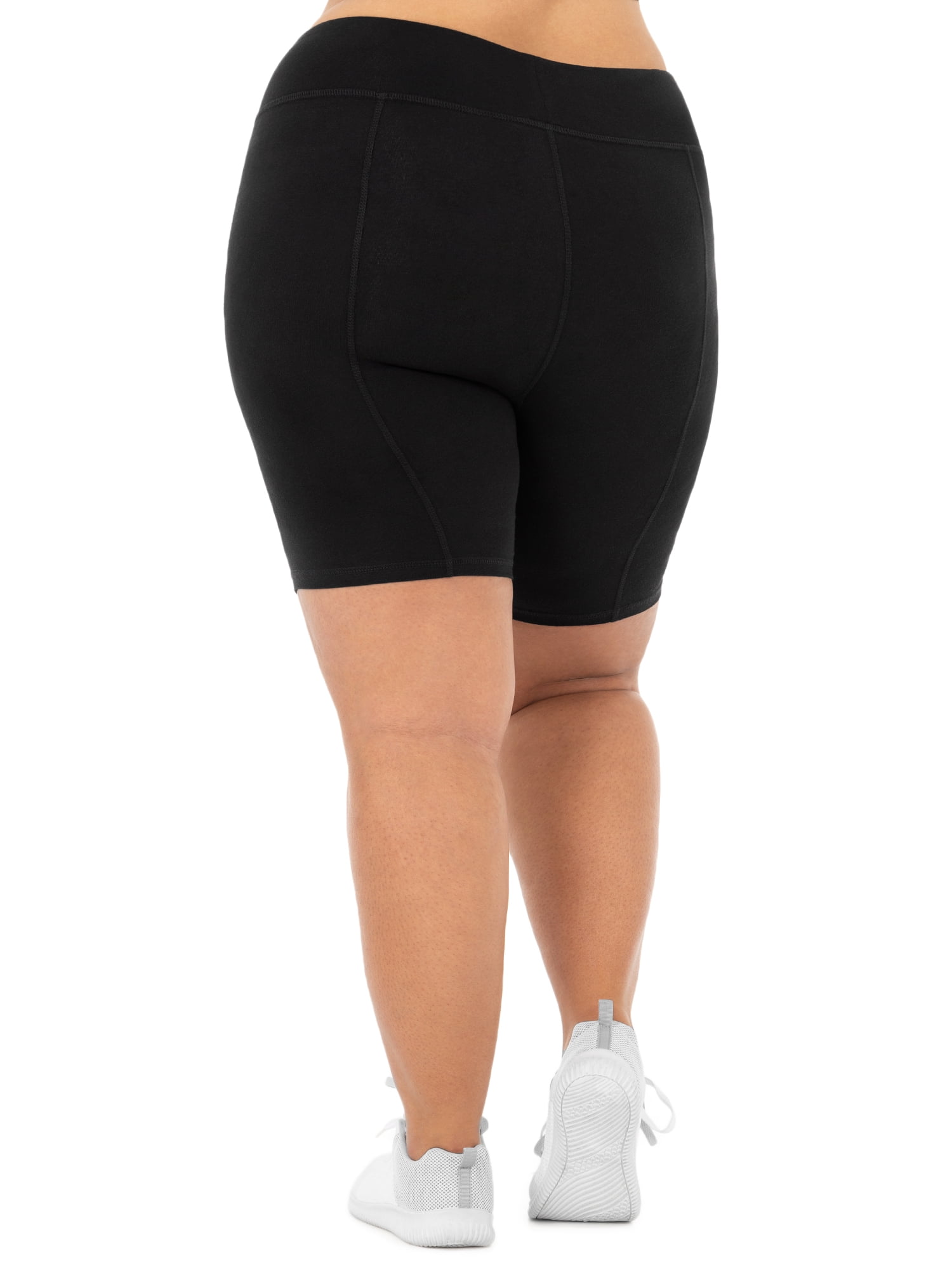 Athletic Works Women's Plus Size Core Active Dri-Works Bike Shorts