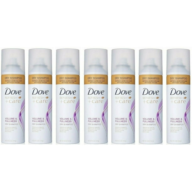 Dove Refresh + Care Volume & Fullness Dry Shampoo 5 Ounce (Pack of 7