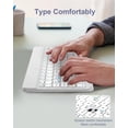 thumbnail image 3 of Teclado y Mouse Bluetooth Gris Plegable para Tablet Teléfono Laptop, 3 of 7