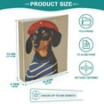 thumbnail image 3 of FORMRS 3 Ring Binder 1.5 inch with Pockets Set of 2 Clip Board 200 Sheets Capacity, Dog Artist, 3 of 8