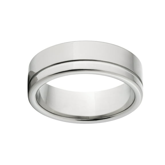 Custom Finish 8mm Stainless Steel Ring