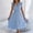 🔥 Light Blue, variant on Sentmoon Boho Dresses for Women 2026 Vacation Sleeveless V Neck Womens Summer Dress Spring Solid Color Lace Regular Fit Dress Streetwear for Everyday Casual Wear Wine S