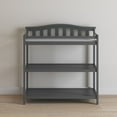 thumbnail image 4 of Child Craft Arch Top Changing Table with Pad & Safety Strap, 2 Storage Shelves, Anti-Tip Kit, Cool Gray, 4 of 7
