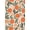 Orange, Pattern 1, variant on ODIKA 4'x6' Orange Green Vibrant Orchard Inspired Washable Area Rug Botanical Patterns with Modern Artistic Flair for Bedroom, Reading Nook, Pet Friendly & Non-Shedding