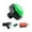 Green, variant on Arcade Game Replacement Accessories Convex Round DC 12V Illuminated LED Push Button with Micro-switch Colors Buttons Parts