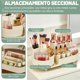 thumbnail image 3 of Organizador de Maquillaje, 5 Ranuras Organizador de Escritorio Giratorio 360 Grados, Estante para Brochas de Maquillaje para Pintalabios, Perfumes, Skincare, L&aacute;pices (Blanco), 3 of 7