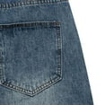 thumbnail image 4 of ZQUUVOU Men's Jean Shorts Casual Summer Denim Short Pants With Pockets Blue, 4 of 8