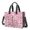 Breast Cancer Ribbon Medical Icon Pink Pattern, variant on Breast Cancer Ribbon Butterfly Pink Pattern Canvas Messenger Tote Bag, Nurse Handbag with Multi Pockets & Removable Strap, Magnetic Closure Gifts for Birthday Christmas Thanksgiving
