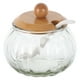 thumbnail image 5 of Juego de soporte para azúcar de calabaza, dispensador de sal de vidrio, tarro de azúcar transparente, tarro pequeño para sal, soportes para sal de vidrio, 1 Juego, 5 of 8