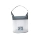 thumbnail image 2 of Bolsa de maquillaje transparente Fernando de TPU cosméticos portátil con asa a prueba de polvo multipropósito Gris, 2 of 8