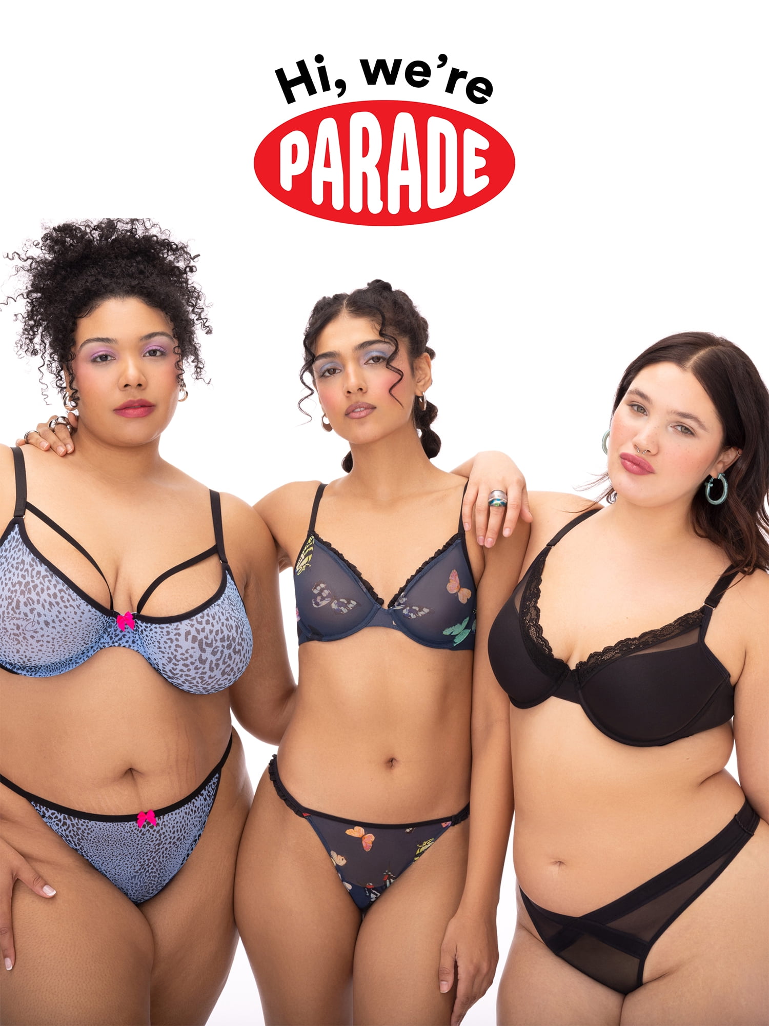 Parade Mesh Lined Cups Bodysuit, Sizes XS to 3XL