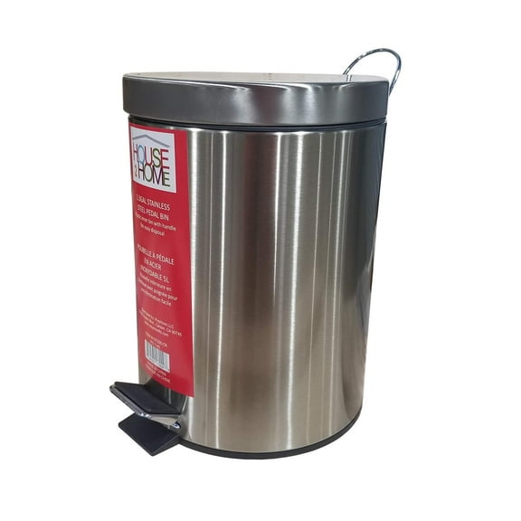 House 2 Home5 L Stainless Steel Pedal Waste Bin