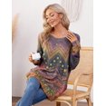 thumbnail image 4 of Jersey YESNO de punto largo con estampado para mujer, 4 of 6