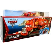 UPC 027084983074 product image for Disney Cars Cars 2 Mack Truck Playset with Bonus 1:55 Die Cast Race Team Lightni | upcitemdb.com