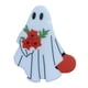 thumbnail image 5 of Pin de esmalte moderno minimalista Naiovety Blanco con fantasmas de Halloween, 5 of 6