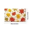 thumbnail image 3 of Tyidzon Fall Bathroom Rug, Soft Absorbent Maple Leaf Bath Mat, Thanksgiving Floor Mat with Non-Slip Rubber Backing 23.6 x 15.8 in, 3 of 6