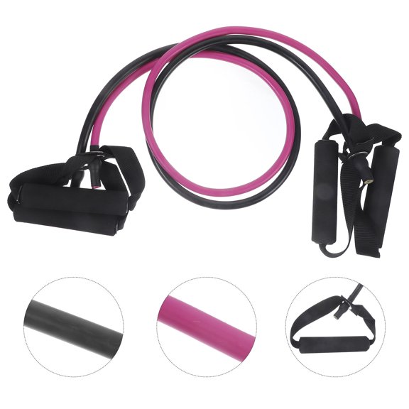 BESTYASH 2Pcs Resistance Bands with Handle Non Irritative Stretch Band Exercises for Physical Fitness