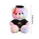 thumbnail image 2 of Muñeco de peluche Oso de Graduación | Teñido de colores degradados | Tela suave y corta y esponjosa | Gorra Doctoral | Regalo Conmemorativo para Adolescentes y Adultos Jóvenes | 23cm | Rosa Fuerte, 2 of 5