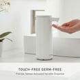 thumbnail image 3 of Simplehuman Distributeur de Savon Liquide à Capteur Automatique Rechargeable Sans Contact de 9 oz, Acier Blanc, 3 of 7