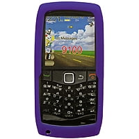 Premium Purple Gel Silicone Skin Case For Blackberry Pearl 3G 9100 [Cellet