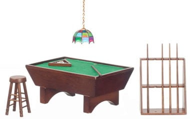 dollhouse pool table