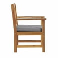 thumbnail image 3 of Alaterre Furniture Manchester Acacia Wood Chairs with Cushions - Set of 2, Natural, 3 of 7