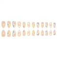 thumbnail image 6 of Fofosbeauty 24pcs Press on False Nails,Fake Nails for New Year Valentine's Gift,Coffin French Sparkling Heart Pink, 6 of 8