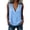 #0300-Light Blue, variant on Women's Knit Tops Sleeveless Halter Neck Crochet Blouses Casual Daily Wear Lightweight Breathable Relaxed Fit Shirts Gift