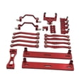 thumbnail image 1 of ZLight 1/16 RC Car Upgrade Spare Kit Servo Mount Steering Metal for C64 RC Vehicles red, 1 of 6