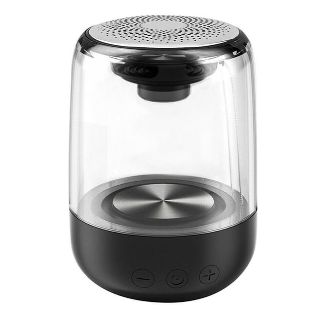 Altavoz Bluetooth 5.0, altavoz estéreo LED inalámbrico, juegos de computadora, columna de luz de 7 colores, caja de sonido, negro sidaley EL001249-01B
